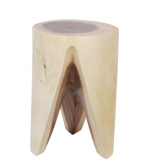 Teakholzhocker  Kaki 3